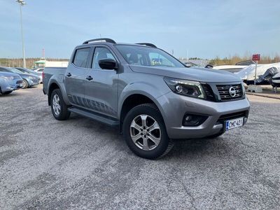 käytetty Nissan Navara Double Cab 2,3 dCi 190hp AT N-Guard ** Juuri tullut / 1om. Suomi-auto / Webasto / Koukku / 360 Kamera / Puolinahat **