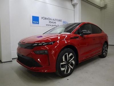 Uusi Skoda Enyaq iV SportLine 210 kW (286 HP) 2025 Punainen Katumaasturi