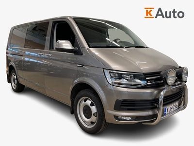 käytetty VW Transporter Umpipakettiauto Pitkä 2,0 TDI 150 kW 4Motion DSG 3200kg * Tasauspyörästön lukko, Navi, ALV ,1-omist*