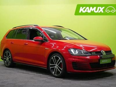 Käytetty VW Golf VII GTD 184 HP (135 kW) 2015 Punainen Farmari