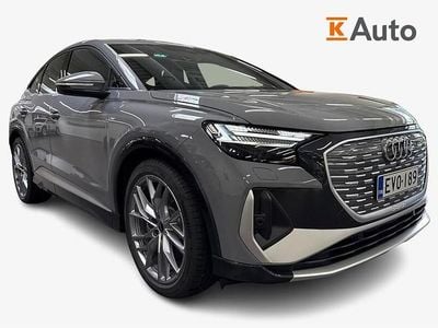Harmaa Käytetty 2025 Audi Q4 Sportback e-tron S-Line Katumaasturi | 64 000 €