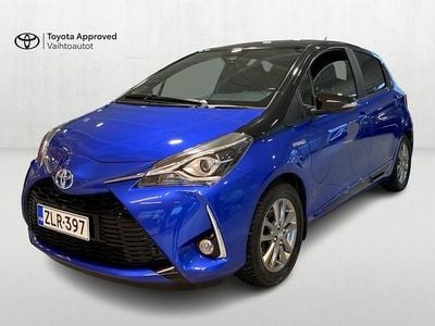 Käytetty Toyota Yaris Hybrid Business Edition 73 HP (53 kW) 2017 Sininen Viistoperä