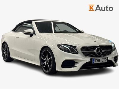 Valkoinen Käytetty 2017 Mercedes E220 Business Avoauto | 39 490 € (Hyvä tarjous)