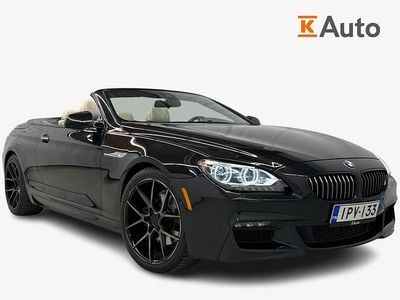 Musta Käytetty 2015 BMW 650 Cabriolet M Sport Avoauto | 37 750 €