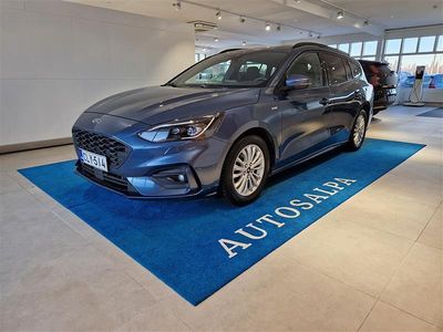Sininen Käytetty 2019 Ford Focus ST-Line Farmari | 17 900 € (Kallis)
