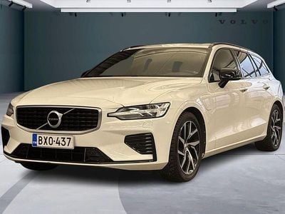 Met. valkoinen Käytetty 2019 Volvo V60 R-Design Farmari | 25 900 € (Hieman kallis)
