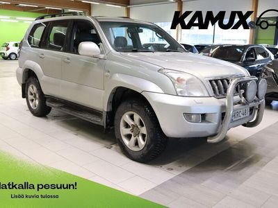 käytetty Toyota Land Cruiser // Juuri katsastettu / Kattoluukku / Nahkasisusta / Lohko & Sisäpistoke //