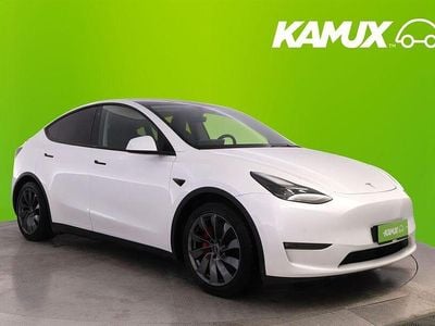 Valkoinen Käytetty 2022 Tesla Model Y Performance Katumaasturi | 33 880 € (Perustarjous)