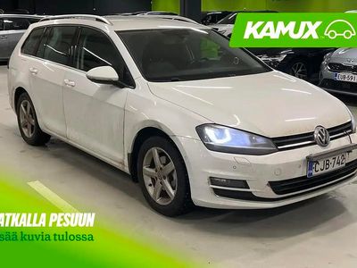 Valkoinen Käytetty 2013 VW Golf VII Highline Farmari | 7 900 €