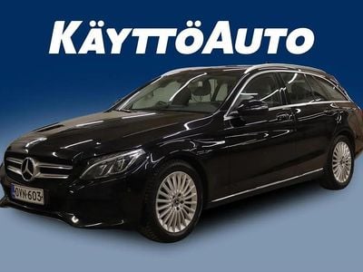 Käytetty Mercedes C180 Business 116 HP (85 kW) 2017 Musta Farmari