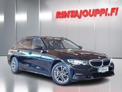 Musta Käytetty 2021 BMW 330e Shadowline Farmari | 20 500 € (Supertarjous)