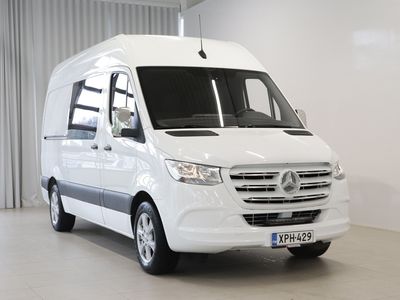 käytetty Mercedes Sprinter 316CDI Retkeilyauto keskipitkä A2 - Lisälämmitin, invertteri, jääkaappi, mikro, vetokoukku - J. autoturva - Ilmainen kotiintoimitus!