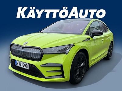 Vihreä Käytetty 2023 Skoda Enyaq iV RS Katumaasturi | 38 490 € (Perustarjous)