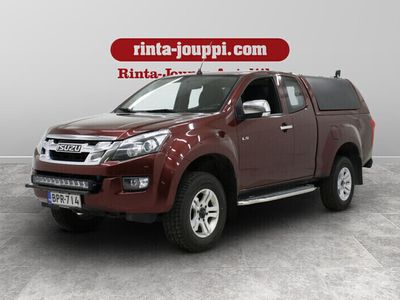 käytetty Isuzu D-Max D-Max Space Cab 3500 4WD 2,5 MT LS - Siistikuntoinen korotettu 50 mmyksityiskäytöstä, RoadRanger lavakate, Webasto, Vetokoukku ( 3 500 kg )