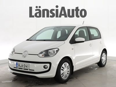 käytetty VW up! up! move1,0 55 kW (75 hv) BlueMotion Technology 4-ovinen / Juuri huollettu / Lohkolämmitin ja sisäpistoke / **** LänsiAuto Safe -sopimus esim. alle 25 €/kk tai 590 € ****