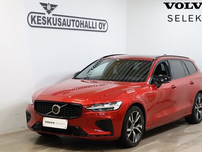 käytetty Volvo V60 T8 AWD Long Range High Performance Ultimate Dark aut - Tehdastakuu+ selekt takuu 36kk / Panorama / Hud / Koukku / Harman kardon / Polestar tehonlisäys / Adapt vakionop / on call