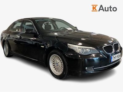 Käytetty BMW 520 170 HP (125 kW) 2008 Musta Sedan