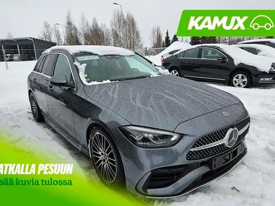 Käytetty Mercedes C220 AMG line 200 HP (147 kW) 2022 Hopea / harmaa Farmari
