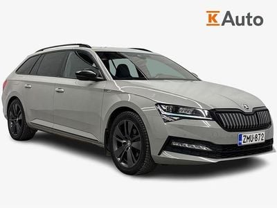 Harmaa Käytetty 2020 Skoda Superb SportLine Farmari | 22 900 € (Perustarjous)