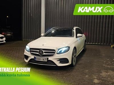 Valkoinen Käytetty 2018 Mercedes E220 AMG Farmari | 29 470 € (Kallis)