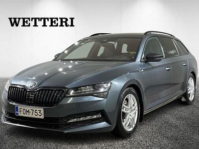 Harmaa Käytetty 2020 Skoda Superb SportLine Farmari | 24 890 € (Kallis)