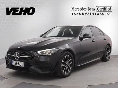 Musta Käytetty 2023 Mercedes C300e Business Sedan | 48 900 € (Kallis)