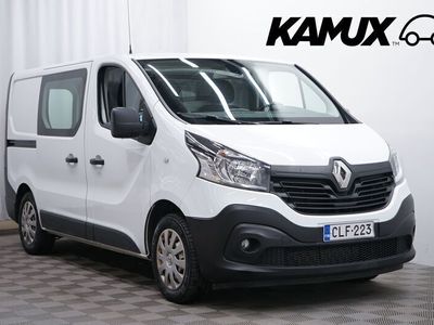 käytetty Renault Trafic dCi 125 TwinTurbo L1H1 / Alvillinen suomi-auto / Navi / Eber / P-kamera / Merkkihuollettu //