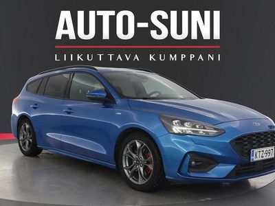 Sininen Käytetty 2021 Ford Focus ST-Line Farmari | 15 900 € (Hieman kallis)