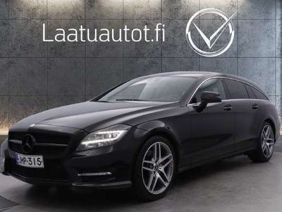 käytetty Mercedes CLS350 Shooting Brake CDI BE 4Matic AMG - Korkotarjous alk. 2,99% Webasto, Vetokoukku, Nahkaverhoilu, Comand Navi, ILS-valot, Easy-Pack takaluukku