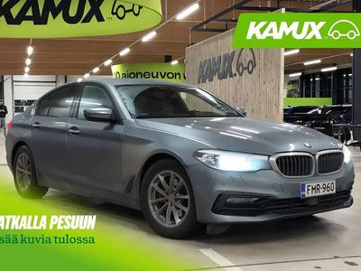 Hopea / harmaa Käytetty 2017 BMW 520 Sport Line Sedan | 18 690 € (Kallis)