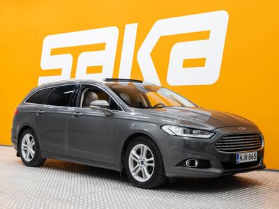 käytetty Ford Mondeo 2,0 TDCi 150hv PowerShift Titanium Business Wagon ** Suomi-auto / Dynamic LED / Webasto / Koukku / ACC / Muistipenkki / Panorama **