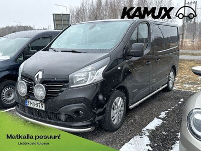 käytetty Renault Trafic dCi 140 TwinTurbo L1H1 NAVI+ / Läpijuostava / Eber + Kaukkari / Koukku / Vakkari / Komea!