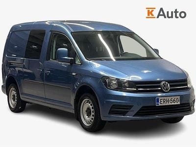 Käytetty VW Caddy Maxi 102 HP (75 kW) 2019 Sininen Tila-auto
