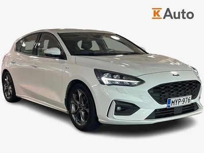 Valkoinen Käytetty 2020 Ford Focus ST-Line Viistoperä | 12 790 € (Perustarjous)