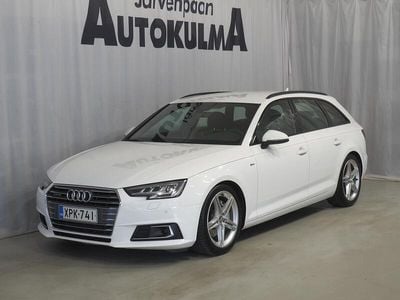Valkoinen Käytetty 2018 Audi A4 S-Line Farmari | 16 980 € (Supertarjous)