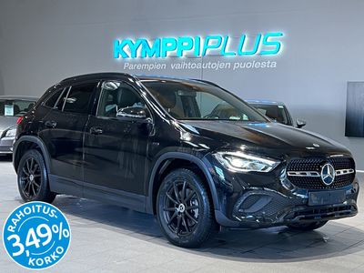 käytetty Mercedes GLA250 e A Business EQ Power - RAHOITUSKORKO 3,49% - Cosmos Black / Night paketti / Peruutuskamera / LED