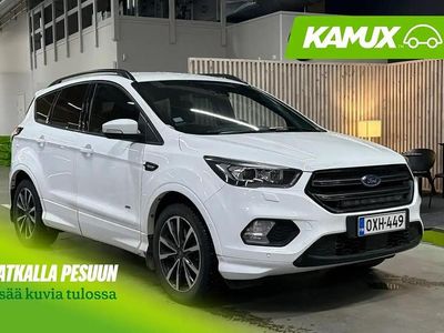 Valkoinen Käytetty 2018 Ford Kuga ST-Line Katumaasturi | 21 900 € (Hieman kallis)