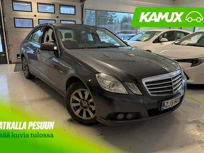 Hopea / harmaa Käytetty 2009 Mercedes E200 Business Sedan | 5 790 € (Perustarjous)