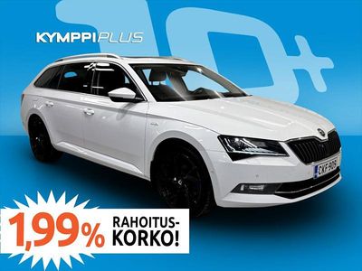 Valkoinen Käytetty 2015 Skoda Superb LAURIN & KLEMENT Farmari | 17 390 € (Kallis)