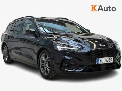 Musta Käytetty 2021 Ford Focus ST-Line Farmari | 18 290 € (Hieman kallis)