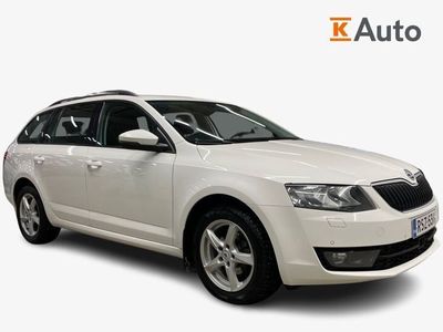 käytetty Skoda Octavia Combi 16 TDI Ambition DSG Autom. ** Koukku Webasto Tutkat Cruise Ilmastointi Suomi-auto **