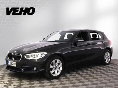 Käytetty BMW 118 Sport Line 136 HP (100 kW) 2017 Musta Viistoperä