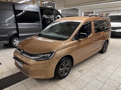 Sininen Käytetty 2022 VW Caddy Maxi Life Business Tila-auto | 25 900 € (Hyvä tarjous)