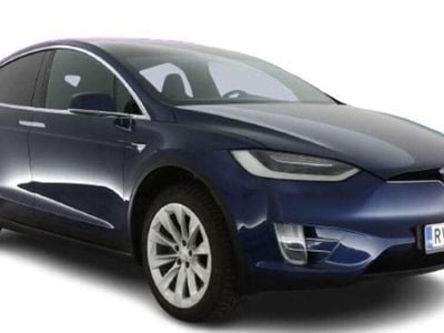 Sininen Käytetty 2017 Tesla Model X Katumaasturi | 32 990 € (Hieman kallis)