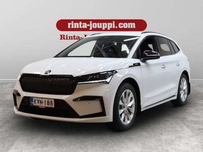 käytetty Skoda Enyaq iV 60 SportLine iV - Heti toimitukseen! 2x renkaat, Matrix, Adaptiivinen vakkari, Sähkötoiminen takaluukku