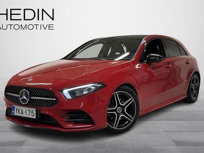 Punainen Käytetty 2018 Mercedes A200 AMG Viistoperä | 20 850 € (Hieman kallis)