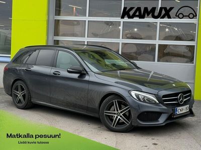 käytetty Mercedes C220 d T 4Matic A AMG Premium Edition // DTR+ / Keyless / Vetokoukku / Nahkaverhoilu / Akt. Kaistavah