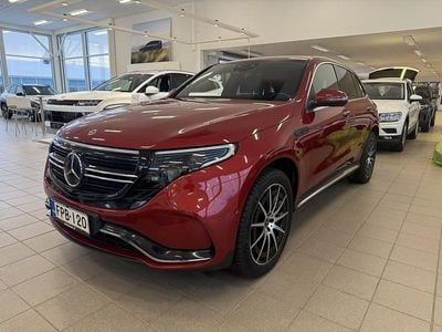 Käytetty Mercedes EQC400 AMG 300 kW (408 HP) 2020 Punainen Katumaasturi