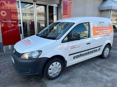 käytetty VW Caddy umpipakettiauto 1,6 TDI 75kW - Sis ALV 24%, Webasto, Vetokoukku, Vakionopeudensäädin, Ilmastointi!