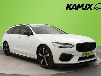 käytetty Volvo V90 T8 Recharge AWD R-Design // Tulossa myyntiin / Panorama / Vetokoukku / 360-kamera / HUD //